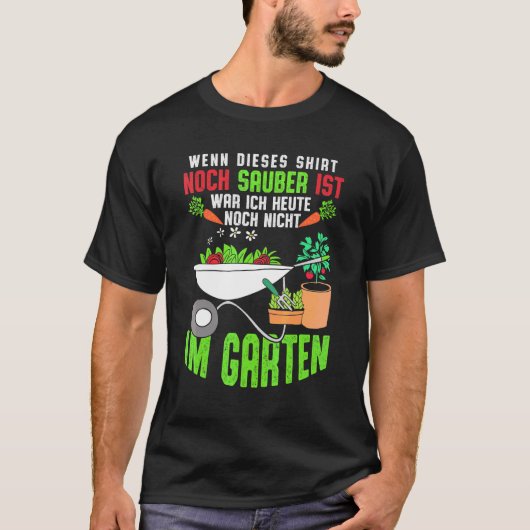 庭師と趣味の庭師の名言 Tシャツ (正面)