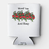 庭師のおもしろい雑草と刈り取り 缶クーラー (正面)