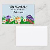 庭師のかわいい名刺 名刺 (正面/裏面)