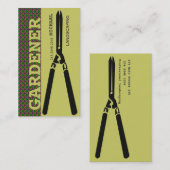 庭師のための造園術のはさみ 名刺 (正面/裏面)