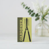 庭師のための造園術のはさみ 名刺 (スタンド正面)