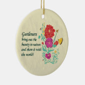 庭師のオーナメント セラミックオーナメント (右)