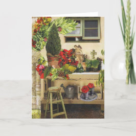 庭師のクリスマスカード シーズンカード