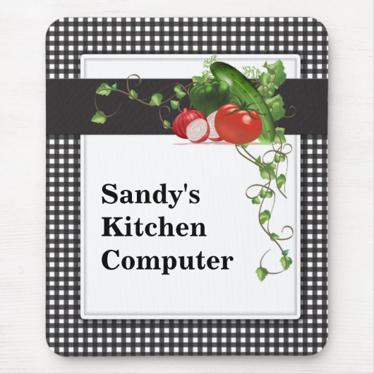 庭師のコンピュータマウスパッド マウスパッド (正面)