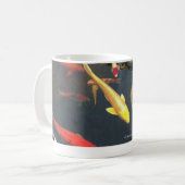 庭師のノートからのコイの池のマグ コーヒーマグカップ (正面左)