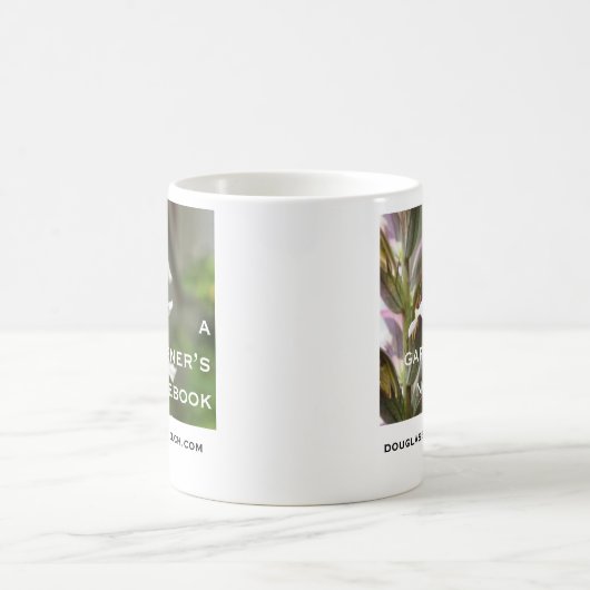 庭師のノートのロゴのマグ コーヒーマグカップ (中央)