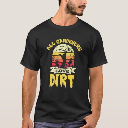庭師のハロウィンLOVE土 Tシャツ (正面)