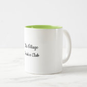 庭師のモッシーなトピアリープラントマグ ツートーンマグカップ (正面右)