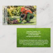 庭師の剪定植物 | 造園 名刺 (正面/裏面)