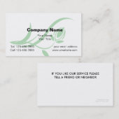 庭師の名刺 名刺 (正面/裏面)