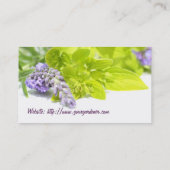 庭師の名刺 名刺 (裏面)