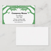 庭師の木のテーマ 名刺 (正面/裏面)