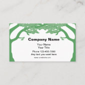 庭師の木のテーマ 名刺 (正面)