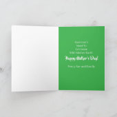 庭師の祝母地球の母の日 カード (内部)