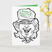 庭師の祝母地球の母の日 カード (黄色い花)