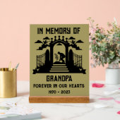 庭師の葬儀 アクリルサイン (ウェディング)