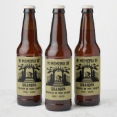 庭師の葬儀 ビールラベル (ボトル)