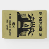 庭師の葬儀 横断幕 (横)