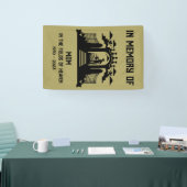 庭師の葬儀 横断幕 (トレードショー)