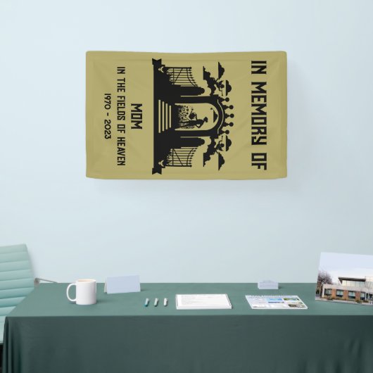 庭師の葬儀 横断幕 (トレードショー)