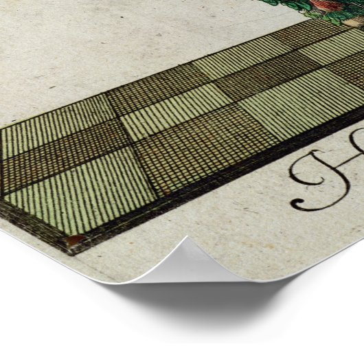 庭師の衣装 ポスター (角)