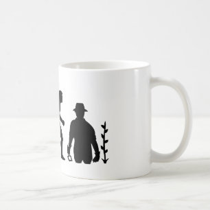 庭師の進化 コーヒーマグカップ