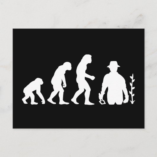 庭師の進化 ポストカード (正面)