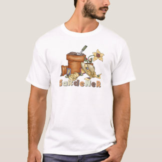 庭師のTシャツおよびギフト Tシャツ