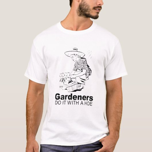 庭師はクワでする 2 Tシャツ (正面)