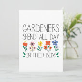 庭師は一日中ベッドで過ごす サンキューカード (スタンド正面)