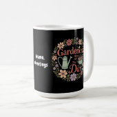 庭師は全ての汚い皮肉おもしろい引用文を知る コーヒーマグカップ (正面右)