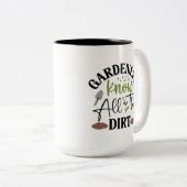 庭師は土をすべて知っている ツートーンマグカップ (正面右)