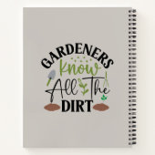 庭師は土をすべて知っている ノートブック (裏面)