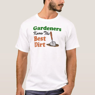 庭師は土を最高の知る Tシャツ