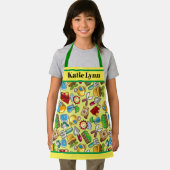 庭師は子供のバージョンのエプロンを蒔いたものを刈る エプロン (インサイチュ)