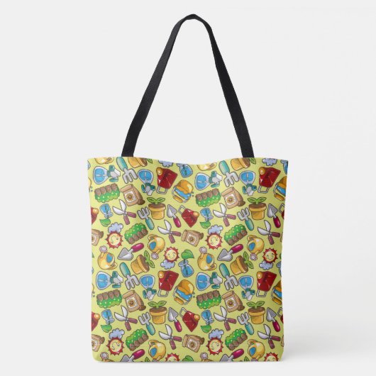 庭師は種をまいたものを刈り取る トートバッグ (裏面)