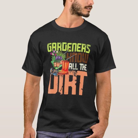 庭師は裏を知っている Tシャツ (正面)