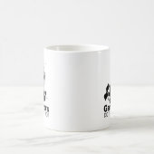 庭師は鍬でするものよ コーヒーマグカップ (中央)