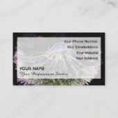 庭師や快適のためのネオンの花のロマンス 名刺 (裏面)