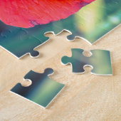 庭師や花好きの贈り物のためのケシの花 ジグソーパズル (側面)