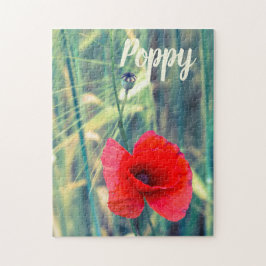 庭師や花好きの贈り物のためのケシの花 ジグソーパズル