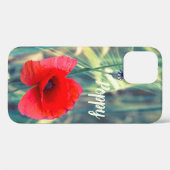 庭師や花好きの贈り物のためのケシの花 Case-Mate iPhoneケース (裏面 (横))