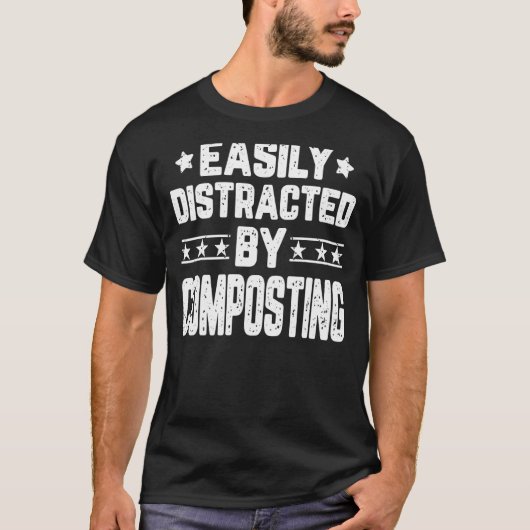 庭師を堆肥化することで気を取られる Tシャツ (正面)