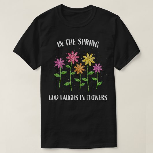 庭師ガーデナーイエスゴッドクリスチャン Tシャツ (デザイン正面)
