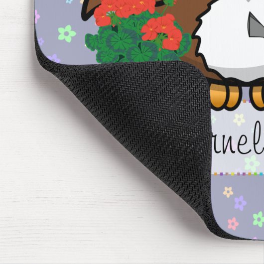 庭師フクロウ マウスパッド (コーナー)