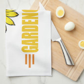 庭師ユーモアのある キッチンタオル (四つ折り)