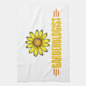 庭師ユーモアのある キッチンタオル (縦)