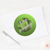 庭師保育植物 ラウンドシール (封筒)