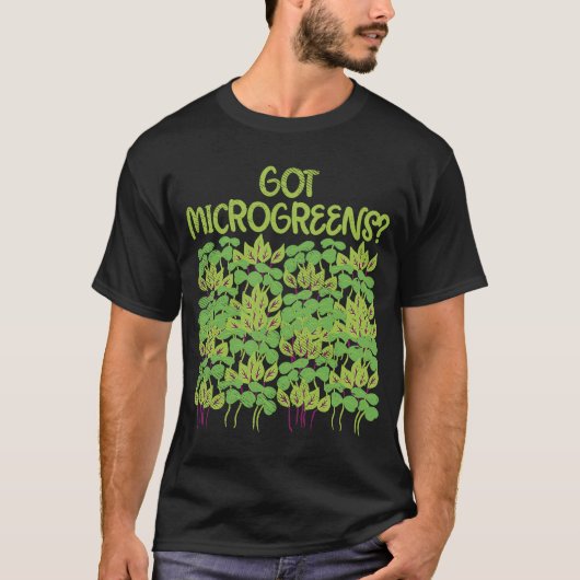 庭師得のためのミクロのハーブ Tシャツ (正面)