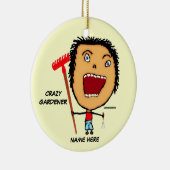 庭師熱狂する漫画 セラミックオーナメント (右)